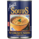 AMY'S: Soup Low Fat No Chicken Noodle, 14.1 oz