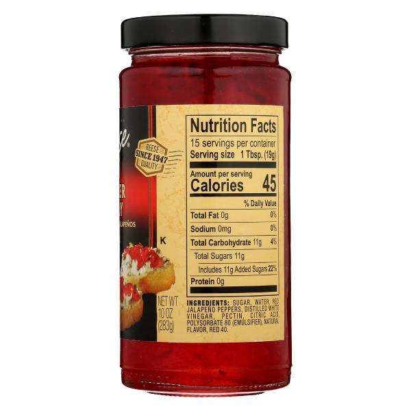 REESE: Hot Pepper Jelly, 10 oz - Image 2