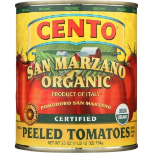 CENTO SAN MARZANO ORGANIC PEELED TOMATOES IN CAN