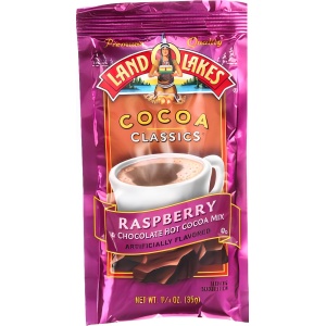 RASPBERRY CHOCOLATE HOT COCOA PINK PACKAGE