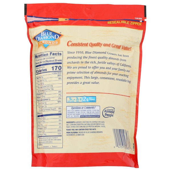 BLUE DIAMOND: Almond Smokehouse, 16 oz - Image 3