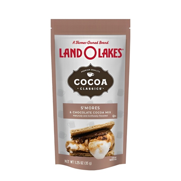 Land O lakes brand smores paper package cocoa mix