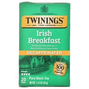 TWININGS: Decaffeinated Irish Breakfast Tea, 20 tea bags