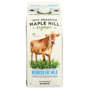 MAPLE HILL CREAMERY: Milk 2% Grass-fed Org, 64 oz