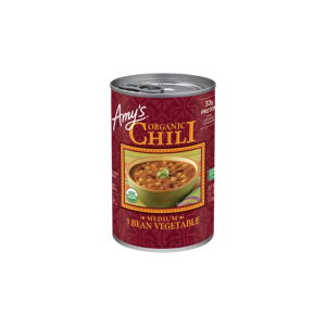 AMYS: Organic Chili Medium 3 Bean Vegetable, 14.7 oz