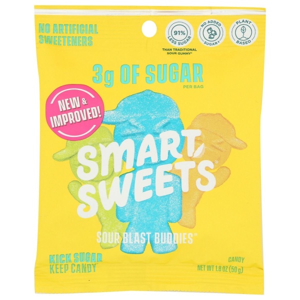 SMARTSWEETS: Sour Blast Buddies Gummy Candy, 1.8 oz