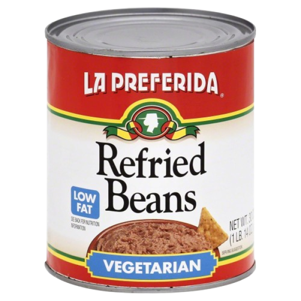 canned refried beans