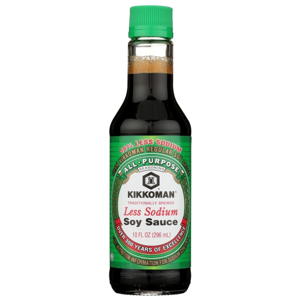 KIKKOMAN: Less Sodium Soy Sauce, 10 oz