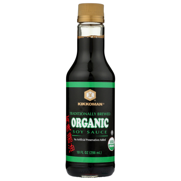 KIKKOMAN: Organic Soy Sauce, 10 oz