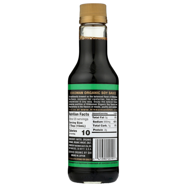 KIKKOMAN: Organic Soy Sauce, 10 oz - Image 3