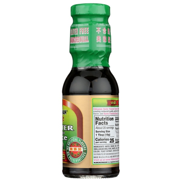 KIKKOMAN: Oyster Flavored Sauce Green Label, 12.4 oz - Image 4