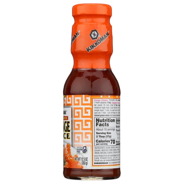 KIKKOMAN: Preservative Free Orange Sauce, 12.5 oz - Image 2