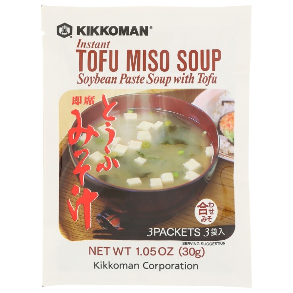 KIKKOMAN: Instant Tofu Miso Soup Mix, 1.05 oz