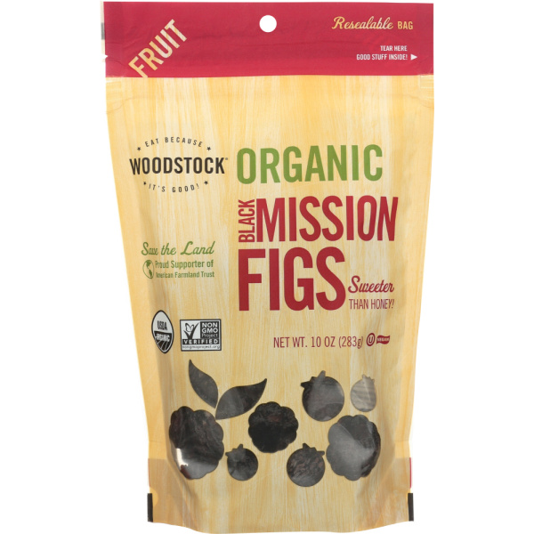 WOODSTOCK: Figs Blk Mission Org, 10 OZ