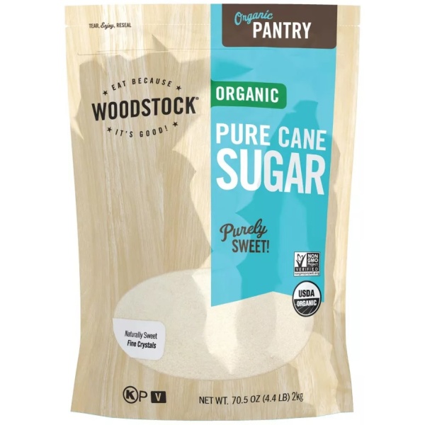 WOODSTOCK: Pure Cane Sugar Organic Classic, 24 oz