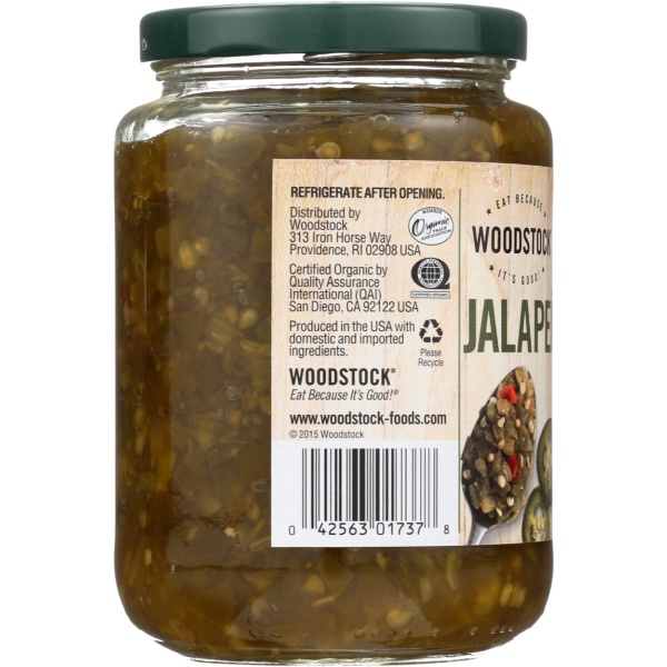 WOODSTOCK: Relish Jalapeno, 16 OZ - Image 3