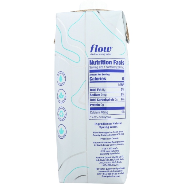 FLOW: Original Alkaline Spring Water, 16.9 oz - Image 3