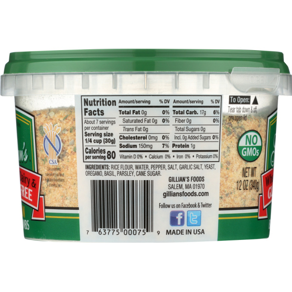 GILLIANS FOODS: Breadcrumb Wfgf Ital, 12 oz - Image 4