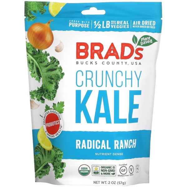 BRADS RAW: Crunchy Kale Radical Ranch with Probiotic, 2 oz