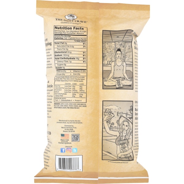 THE DAILY CRAVE: Chip Lentil Himalayan Pink Salt, 4.25 oz - Image 3