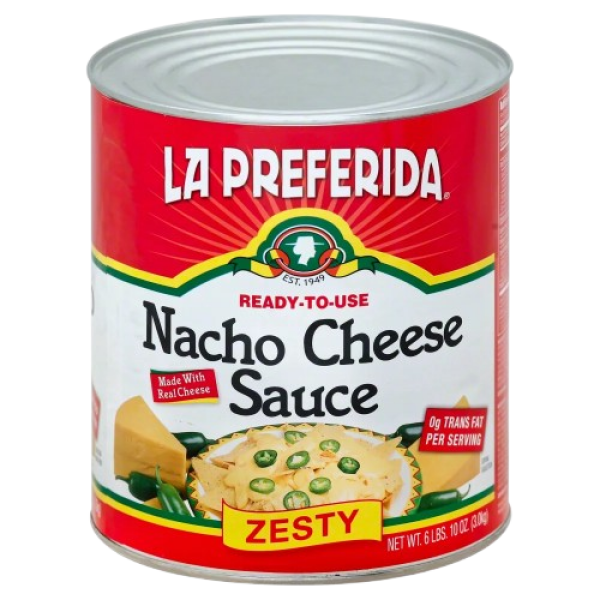 LA PREFERIDA: Zesty Nacho Cheese Sauce, 106 oz