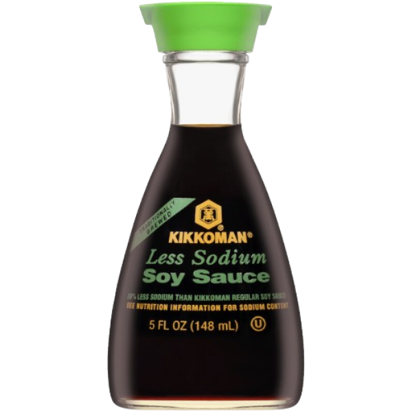 KIKKOMAN: Less Sodium Soy Sauce Dispenser, 5 oz