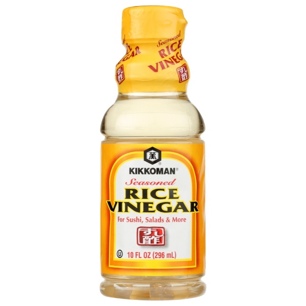 KIKKOMAN: Seasoned Rice Vinegar, 10 oz