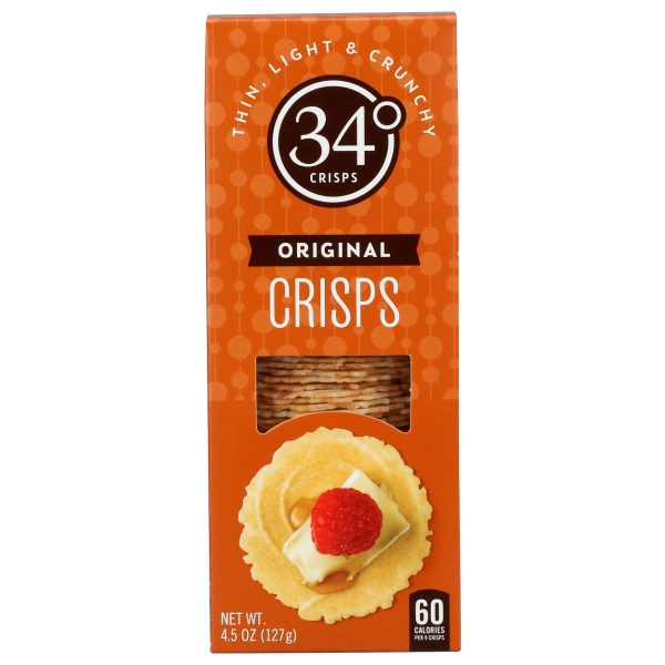 34 DEGREES: Original Crisps, 4.5 oz