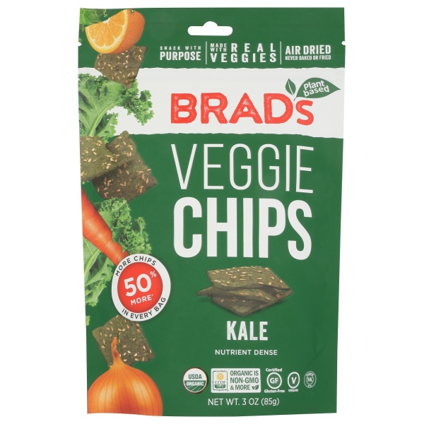 BRAD'S RAW FOODS: Vegan Chips Kale, 3 oz