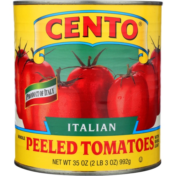 CENTO: Italian Whole Peeled Plum Tomatoes, 35 oz