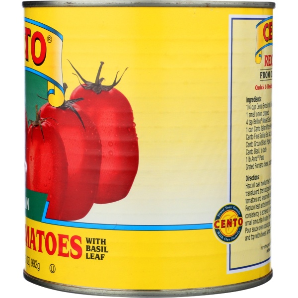 CENTO: Italian Whole Peeled Plum Tomatoes, 35 oz - Image 3