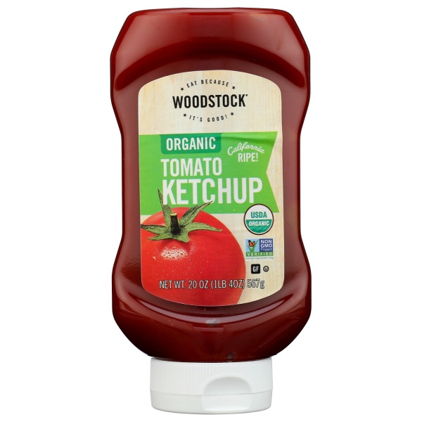 WOODSTOCK: Organic Tomato Ketchup, 20 oz