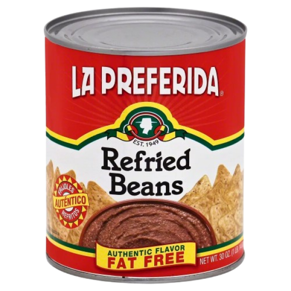 LA PREFERIDA: Fat Free Refried Beans, 30 oz