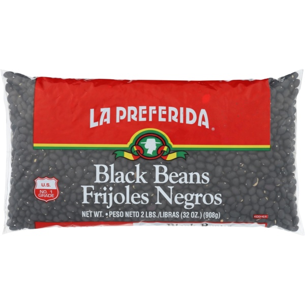 LA PREFERIDA: Black Beans Dry, 2 lb