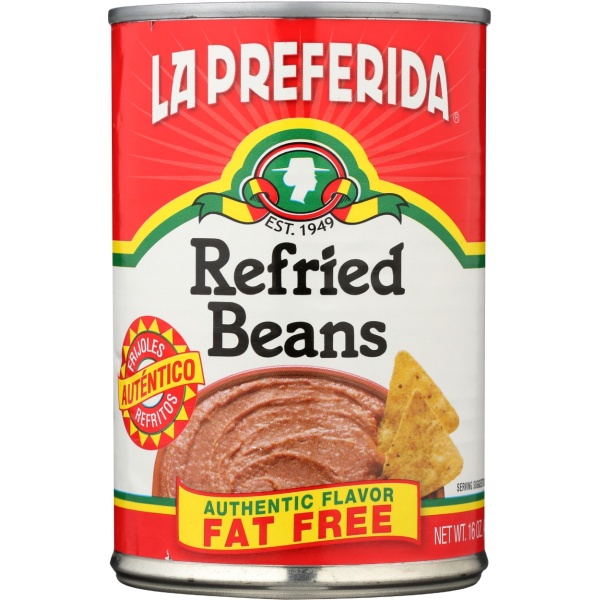 LA PREFERIDA: Fat Free Refried Beans, 16 oz