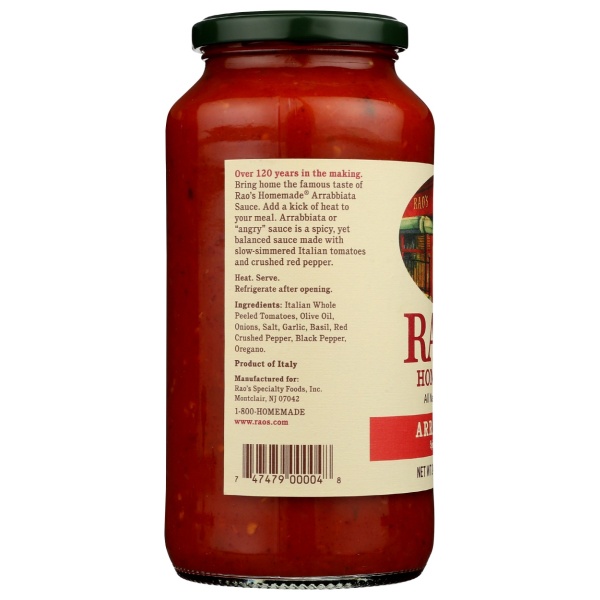 RAOS: Spicy Arrabbiata Sauce, 24 oz - Image 2