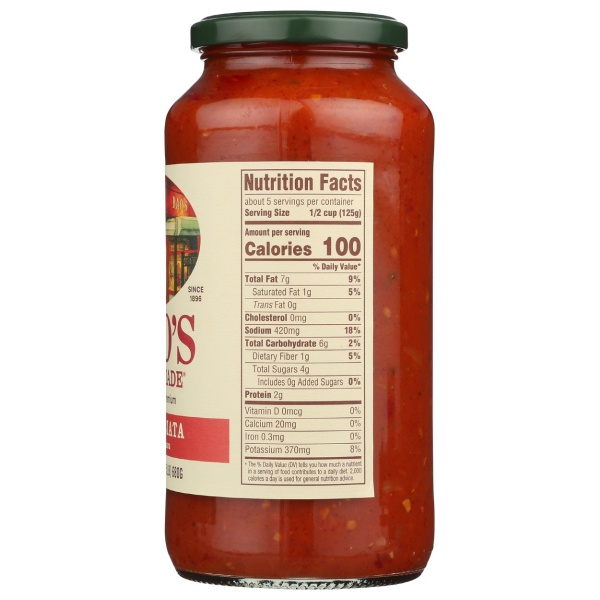 RAOS: Spicy Arrabbiata Sauce, 24 oz - Image 3