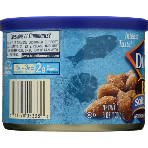BLUE DIAMOND: Bold Almonds Salt N Vinegar, 6 oz - Image 4