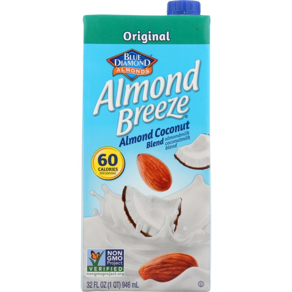 BLUE DIAMOND: Shelf Stable Original Almondmilk Coconutmilk, 32 fo
