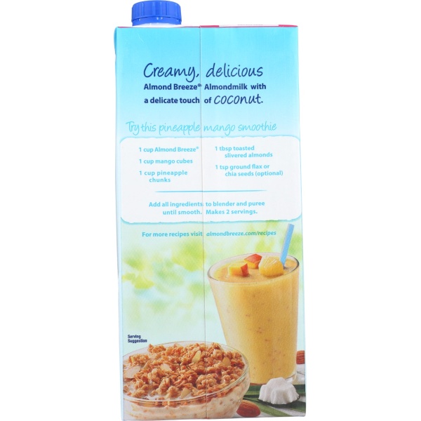BLUE DIAMOND: Unsweetened Vanilla Almondmilk Coconutmilk, 32 fo - Image 4