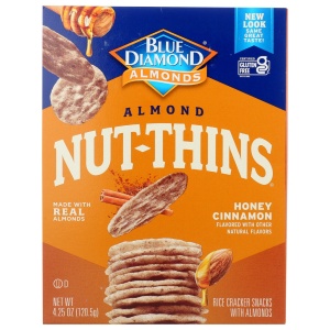 BLUE DIAMOND: Nut Thins Honey Cinnamon, 4.25 oz