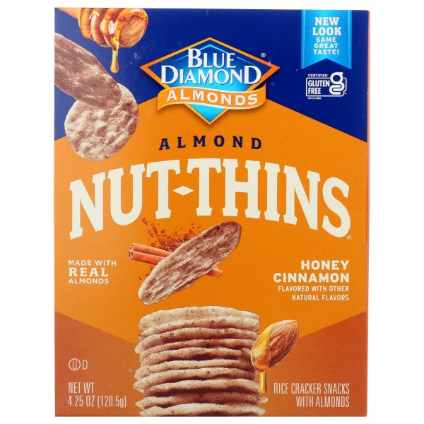 BLUE DIAMOND: Nut Thins Honey Cinnamon, 4.25 oz