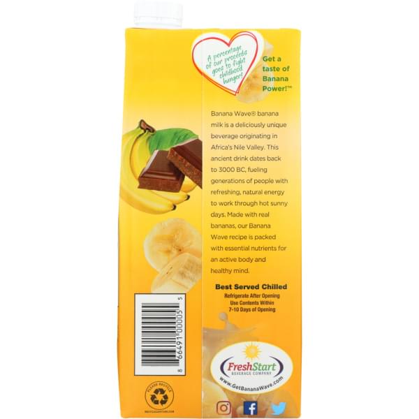BANANA WAVE: Milk Banana Chocolate, 32 oz - Image 3